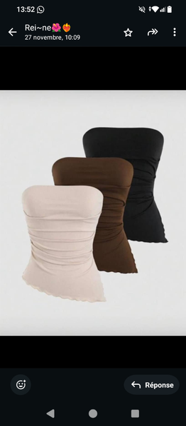 Top sans manches élégant