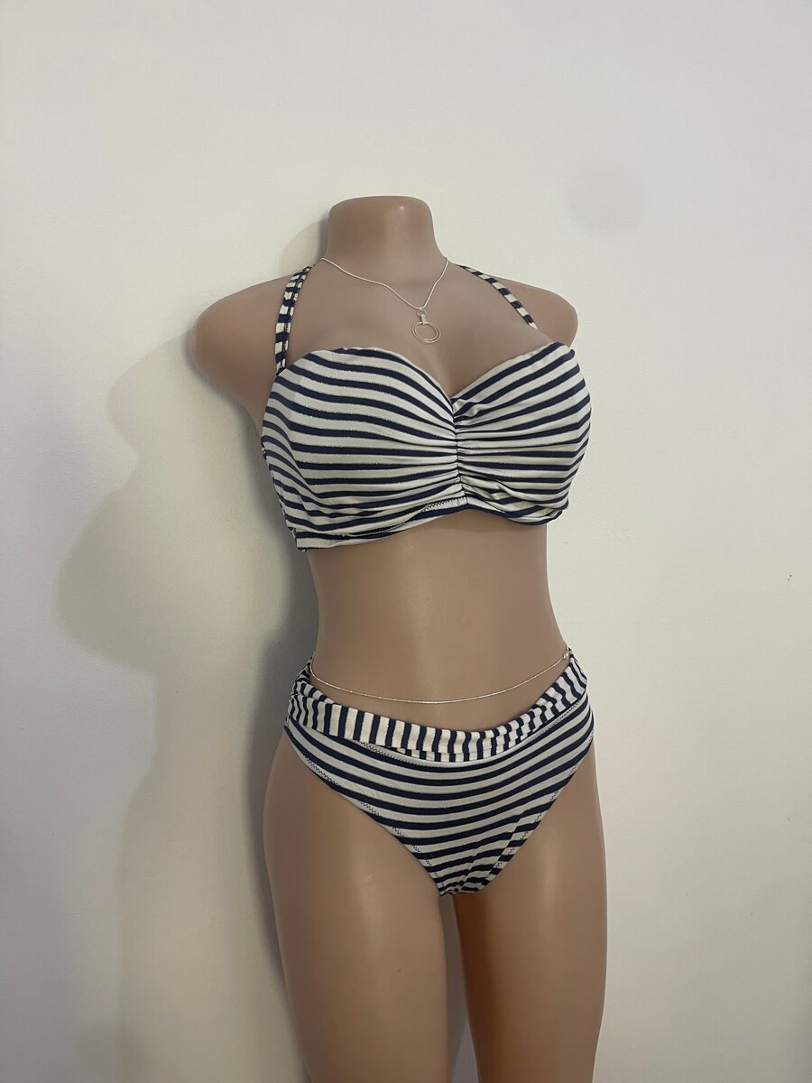 Striped Bikini Set