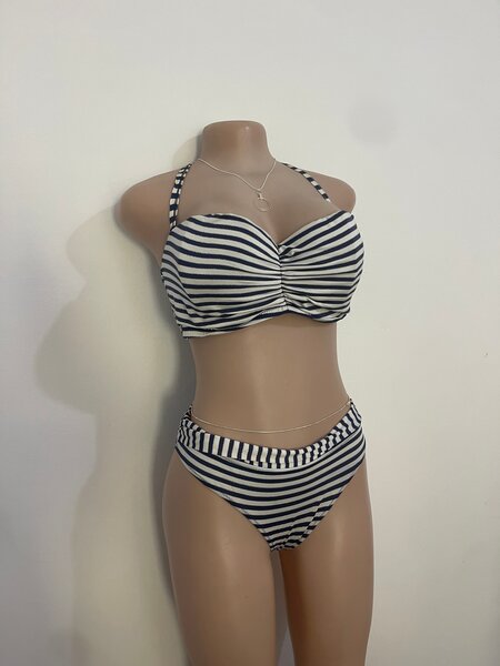 Striped Bikini Set