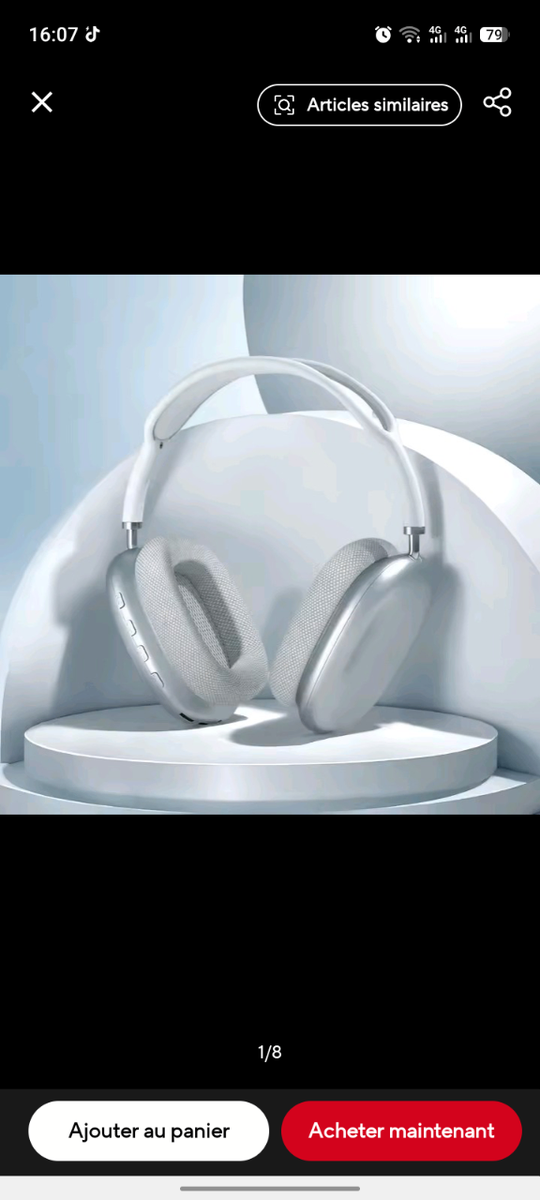 Casque Bluetooth Écouteurs