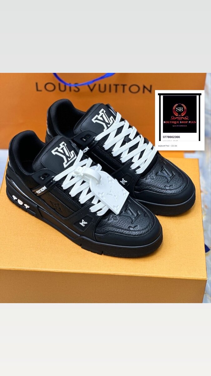 Basket Louis Vuitton  authentique avec sa boîte