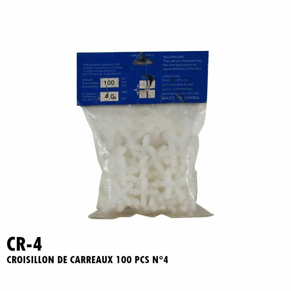 Croisillons de Carrelage 100 pcs
