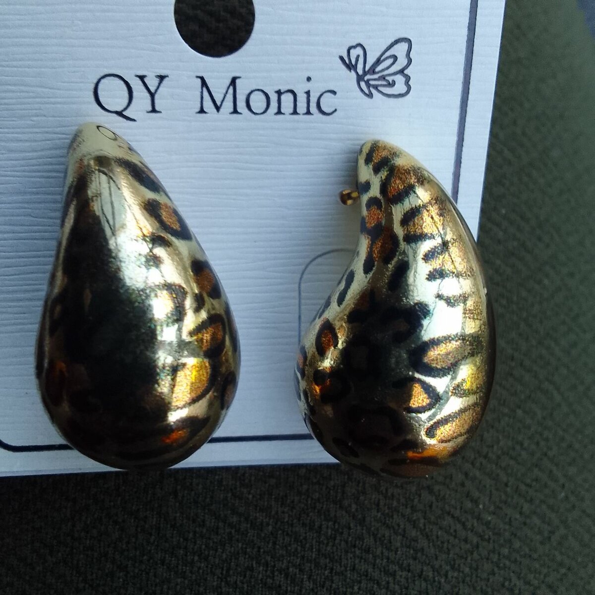 Boucles d'Oreilles Léopard Élégantes