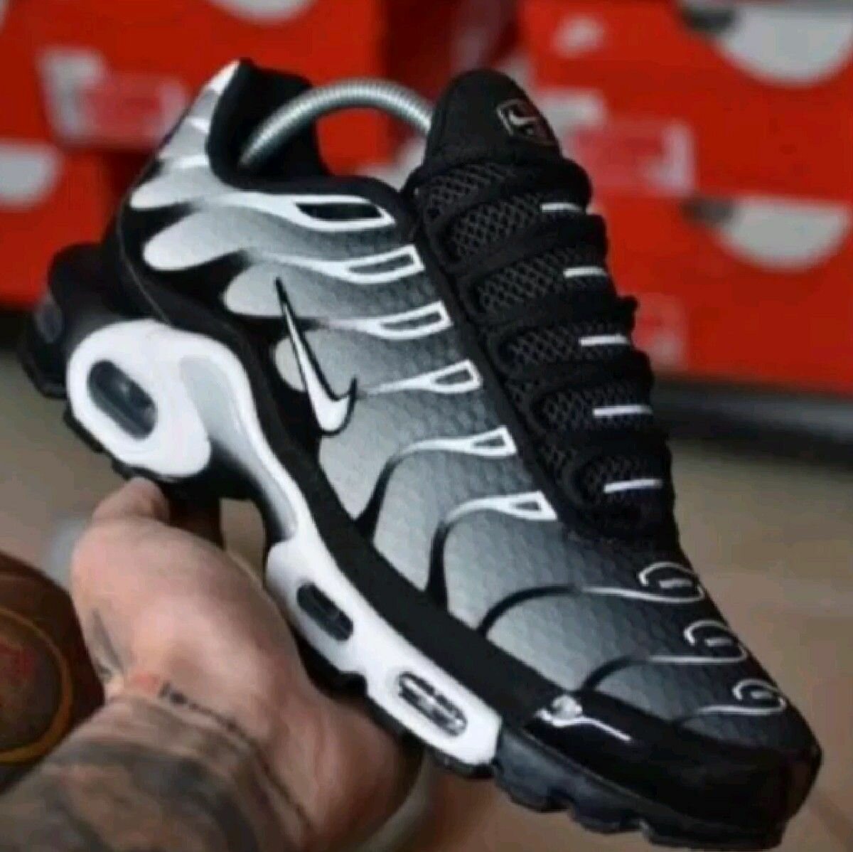 Sneakers Air Max Noir Argenté