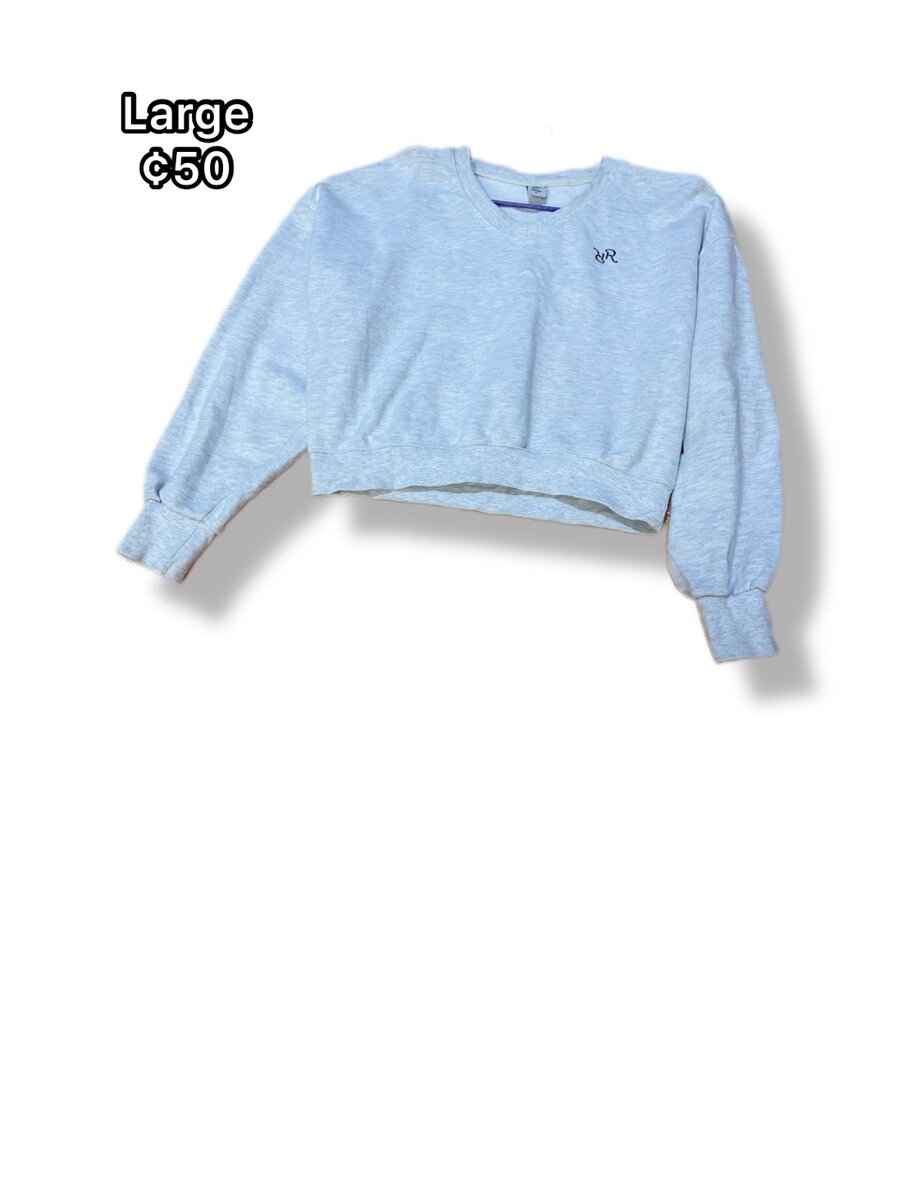 Crop sweatshirts
