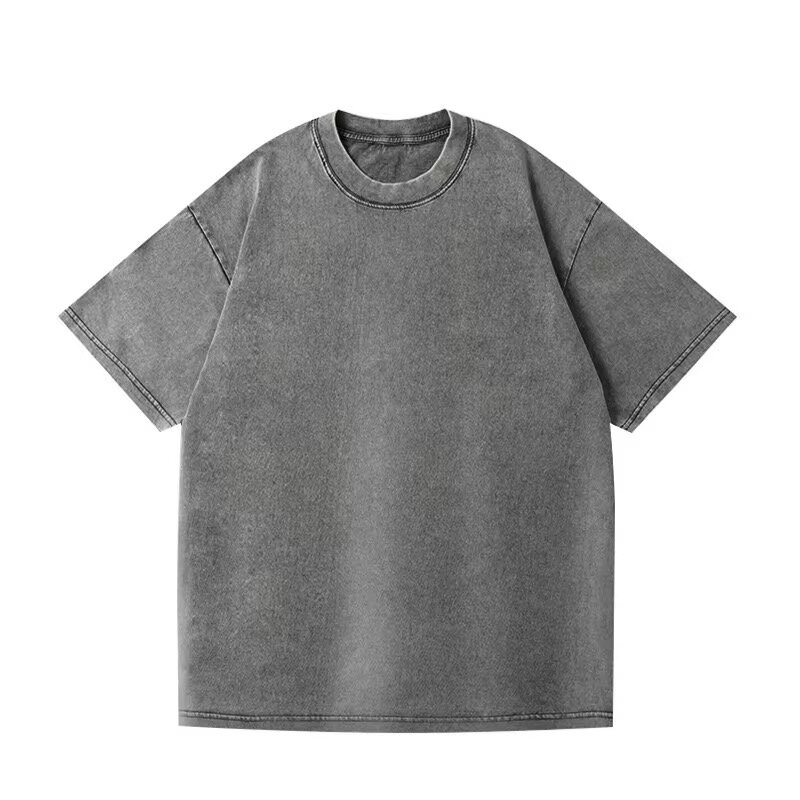 T-shirt gris vintage