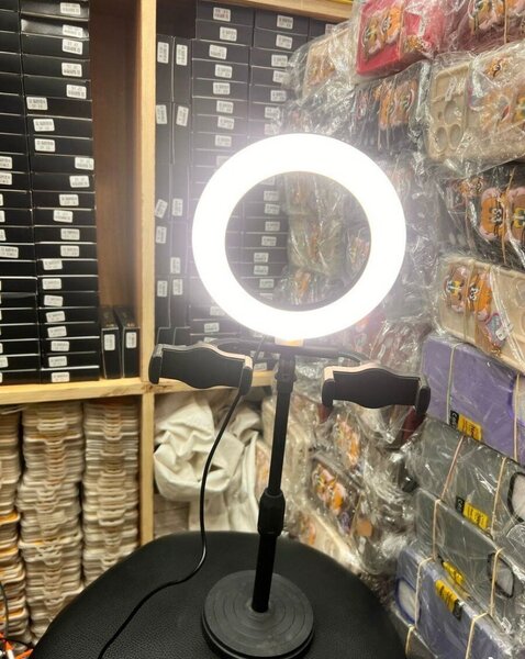 Trépied Anneau Lumineux de Beauté avec Microphone