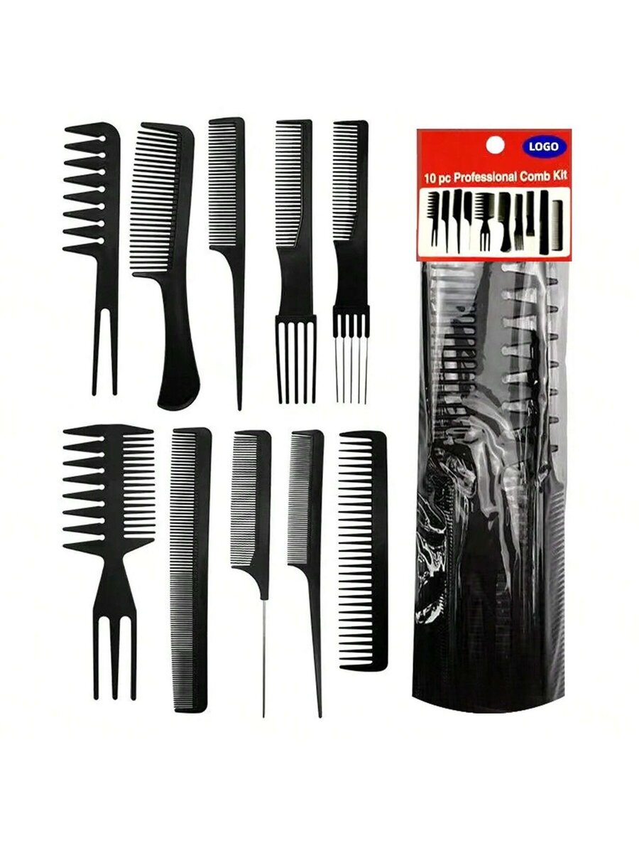 Kit Peignes Professionnel 10 Pièces