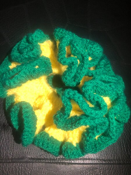 Accessoire crochet cheveux coloré