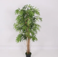Imported artificial Bamboo Plant with black Planter