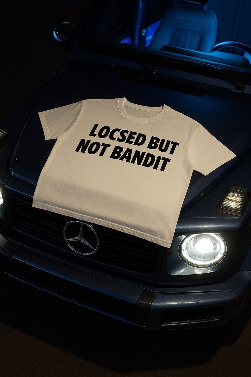 BRENT TEE LOCSED BLANC/Noir