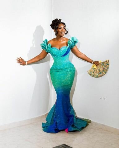 Ombre Kente clothe (Original not fake) we take oders