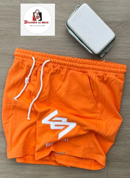 Shorts de sport orange tendance