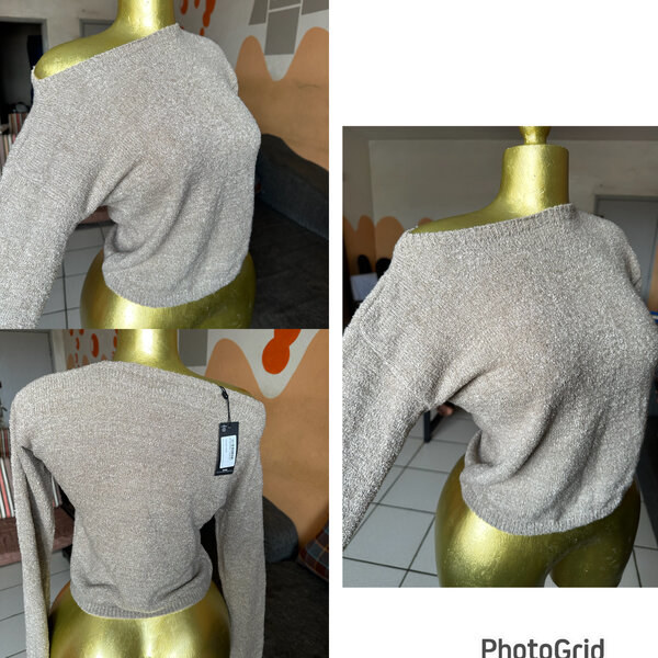 Jupe longue en tricot dégradé