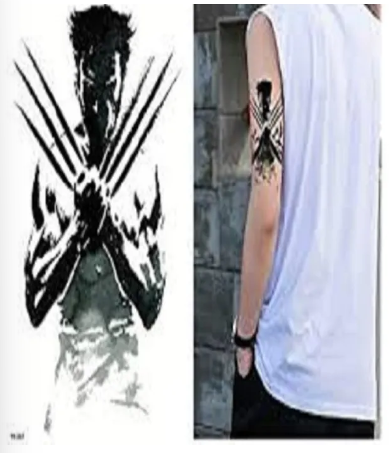 MeN 3D DESINGTemporary Tattoo