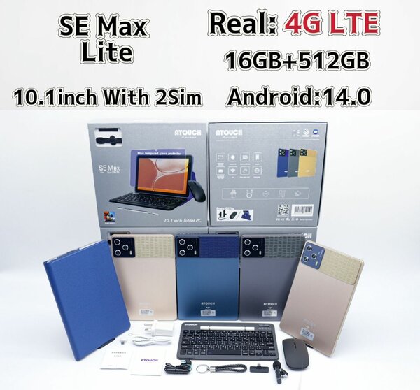 Tablette 10.1" 4G Android 14