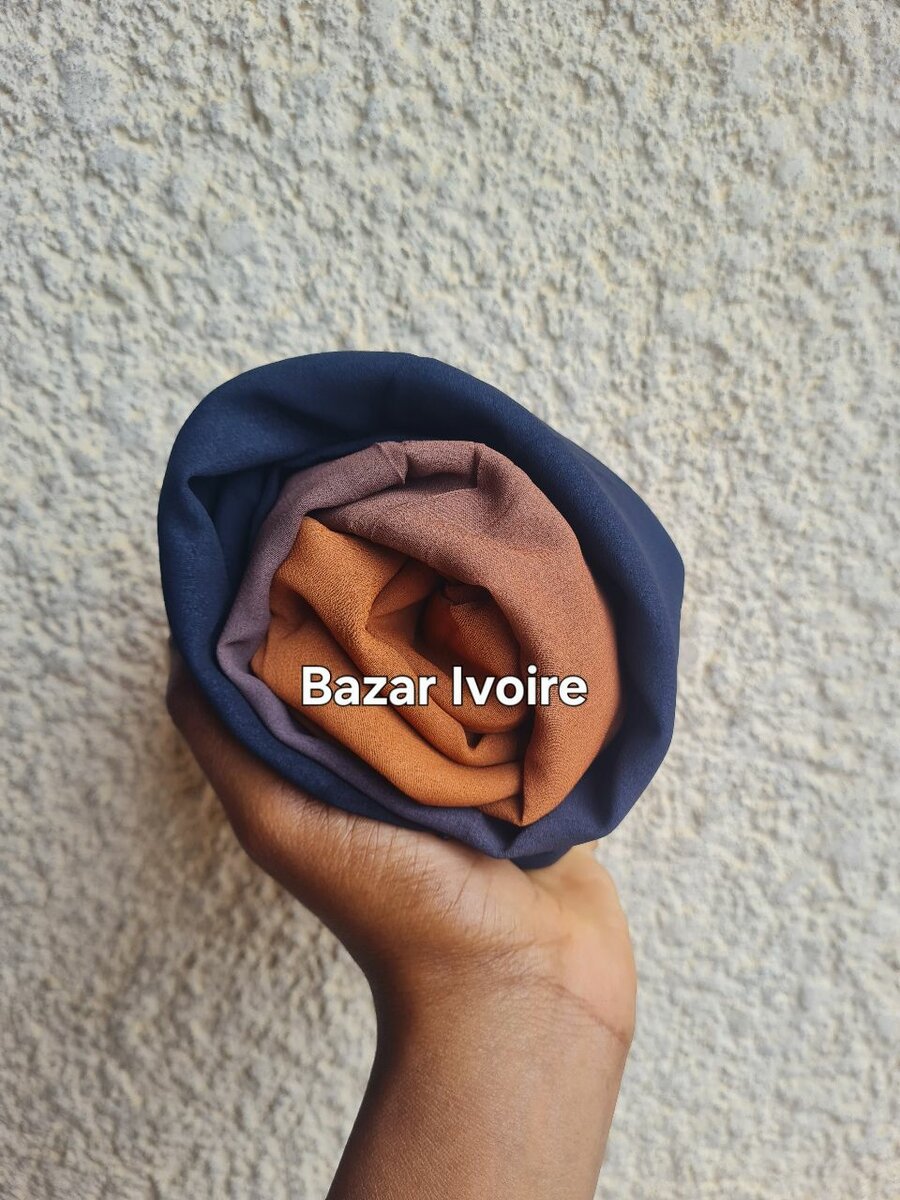 Voile bicolore Mousseline