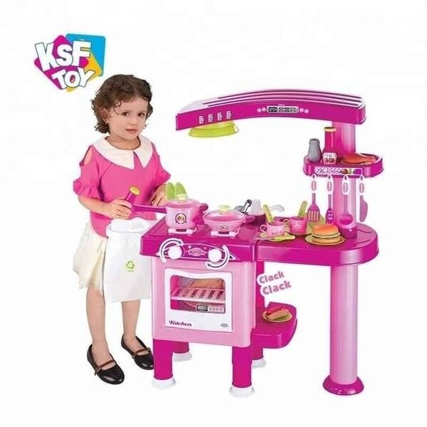 Cuisine Enfant Jouet Rose