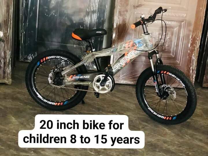 20 inch for children between 8 and 14 years