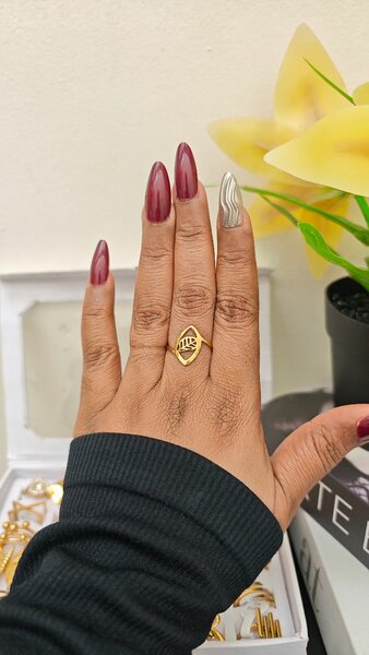 Bague en inox élégante