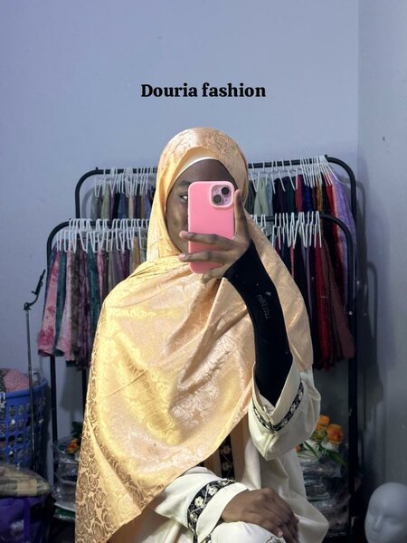 Voile satin florale (2)