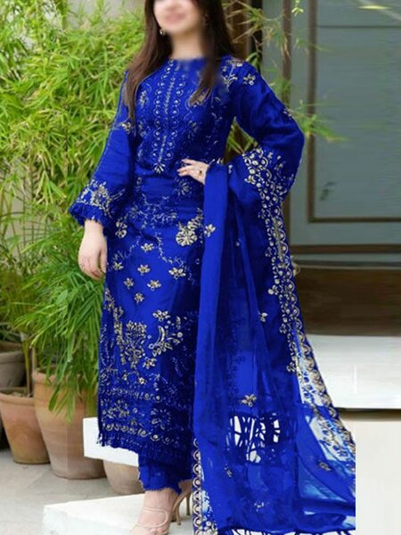 Blue suit