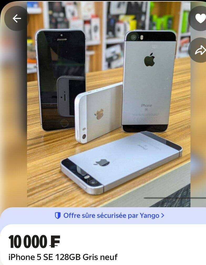 iPhone 5 SE Gris