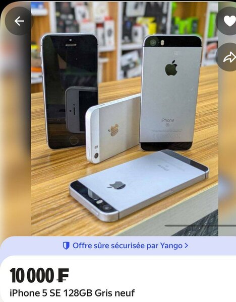 iPhone 5 SE Gris