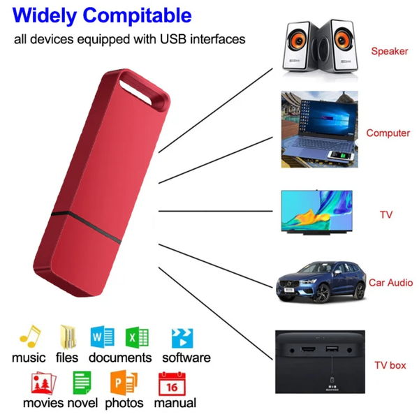 Clé USB 8Go Rouge
