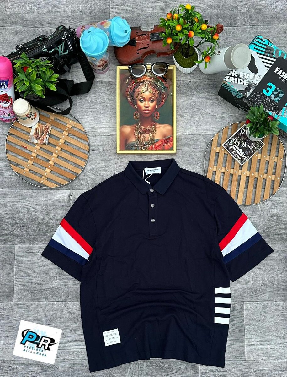 Polo Homme Rayé