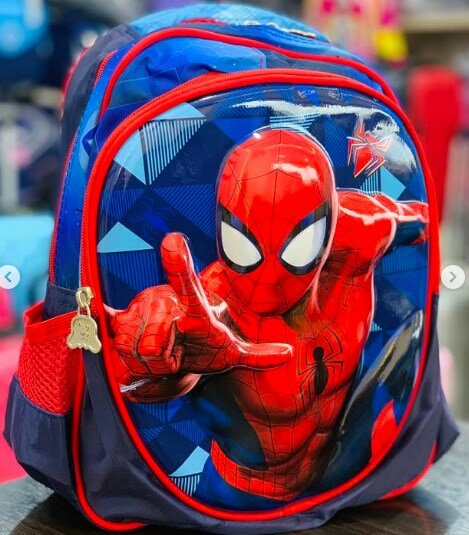 Spiderman Print Backpack