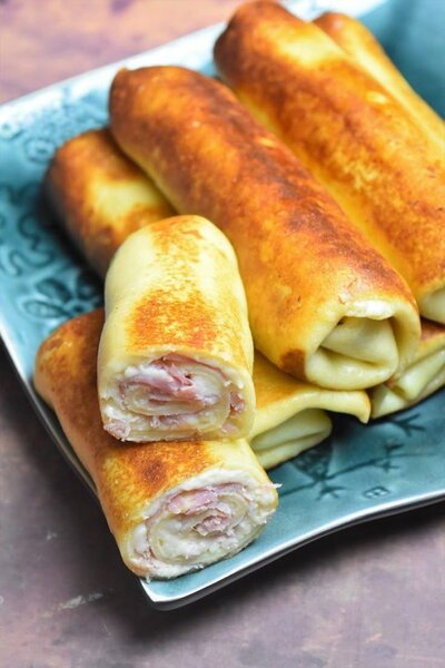 Crêpes jambon-fromage