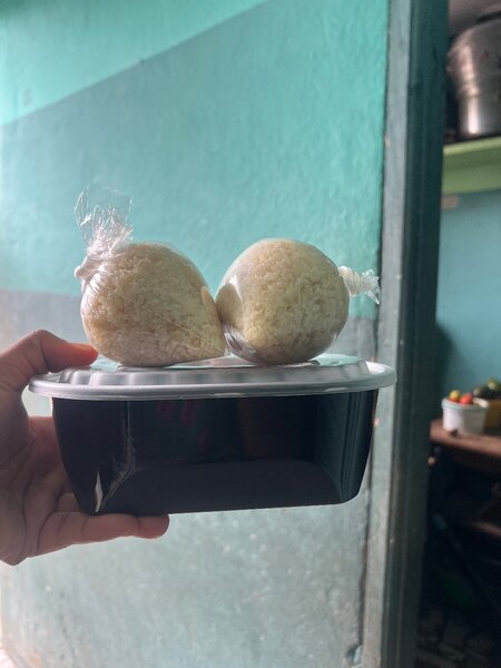 Attieké escargot sautés