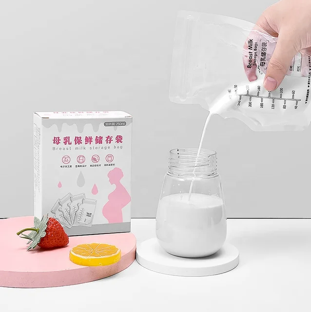 Sachet de conservation du lait maternel