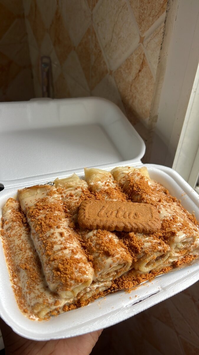 Crêpes à lel mojerne et lotus