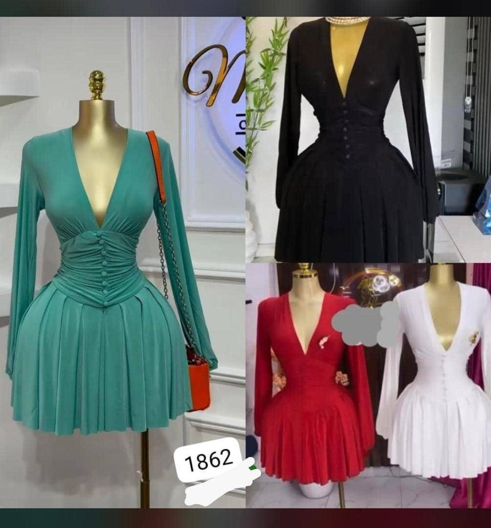 Robe élégante à manches longues