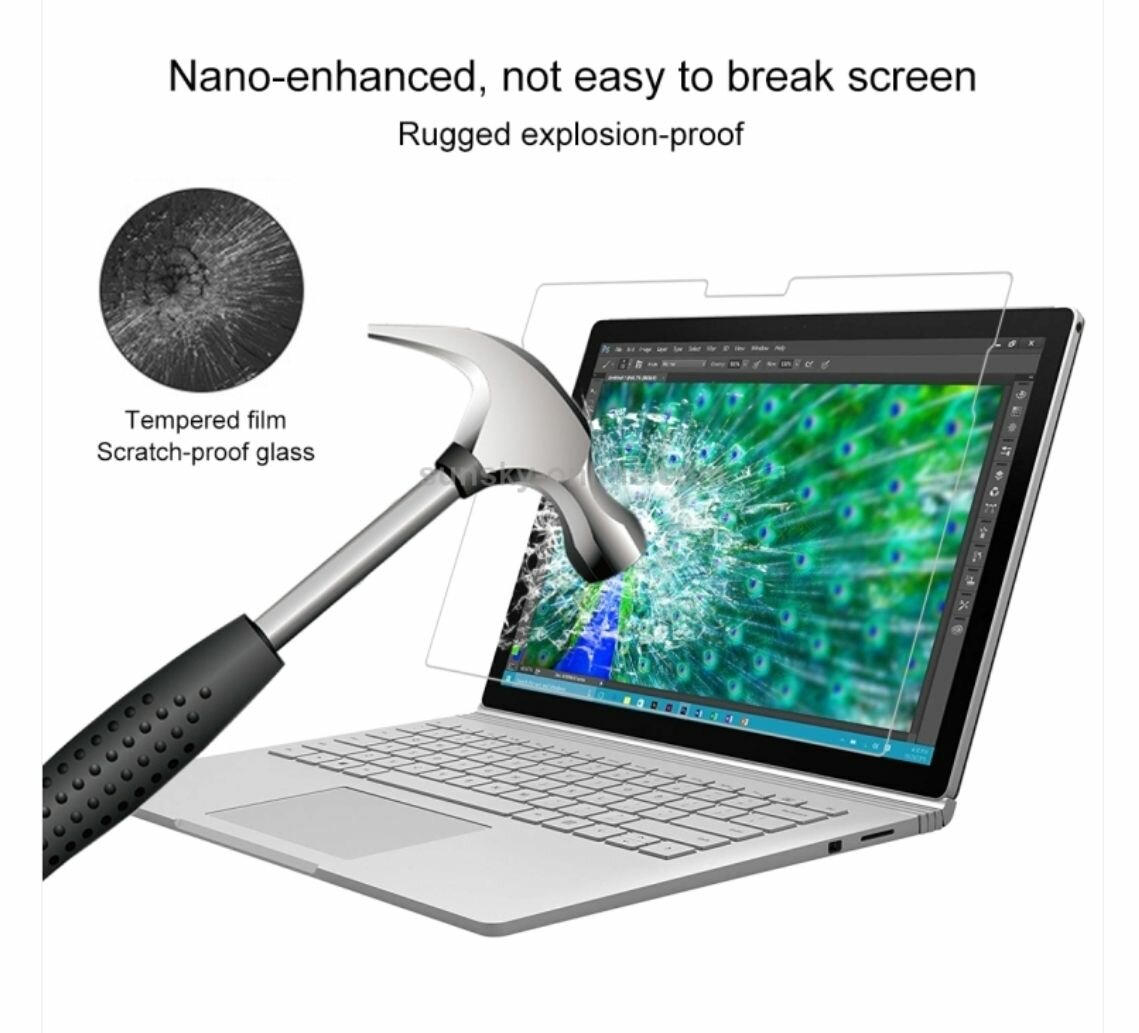 Film de verre trempé plein écran de dureté de surface de 0.4