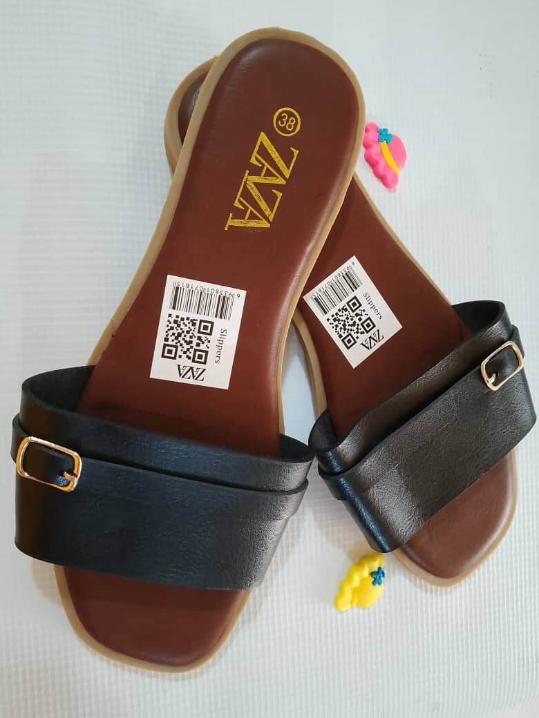 Sandales élégantes en cuir noir