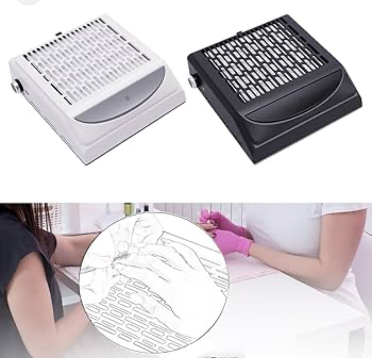 Aspirateur à ongles professionnel