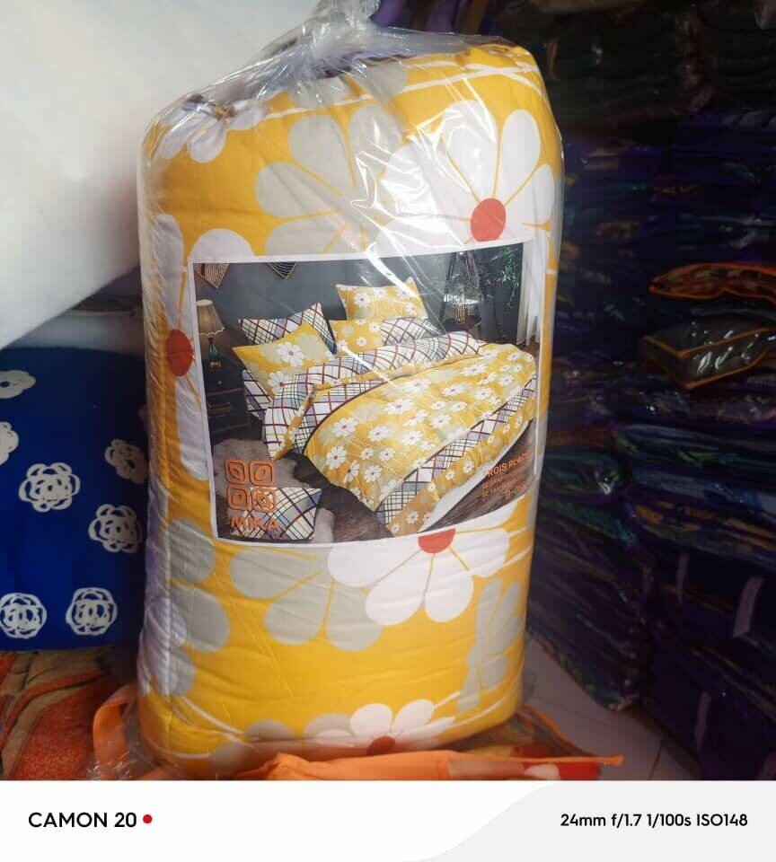 Couettes 3 places + 2 taies