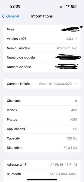 iPhone 15 pro