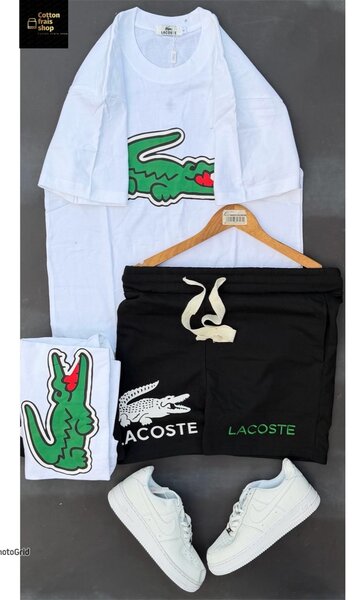 Set sportif Lacoste Blanc