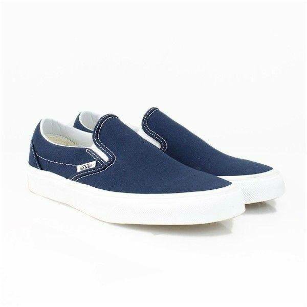 Vans Slip-On en toile bleu
