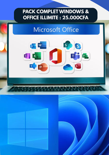 Pack Windows & Office Illimité