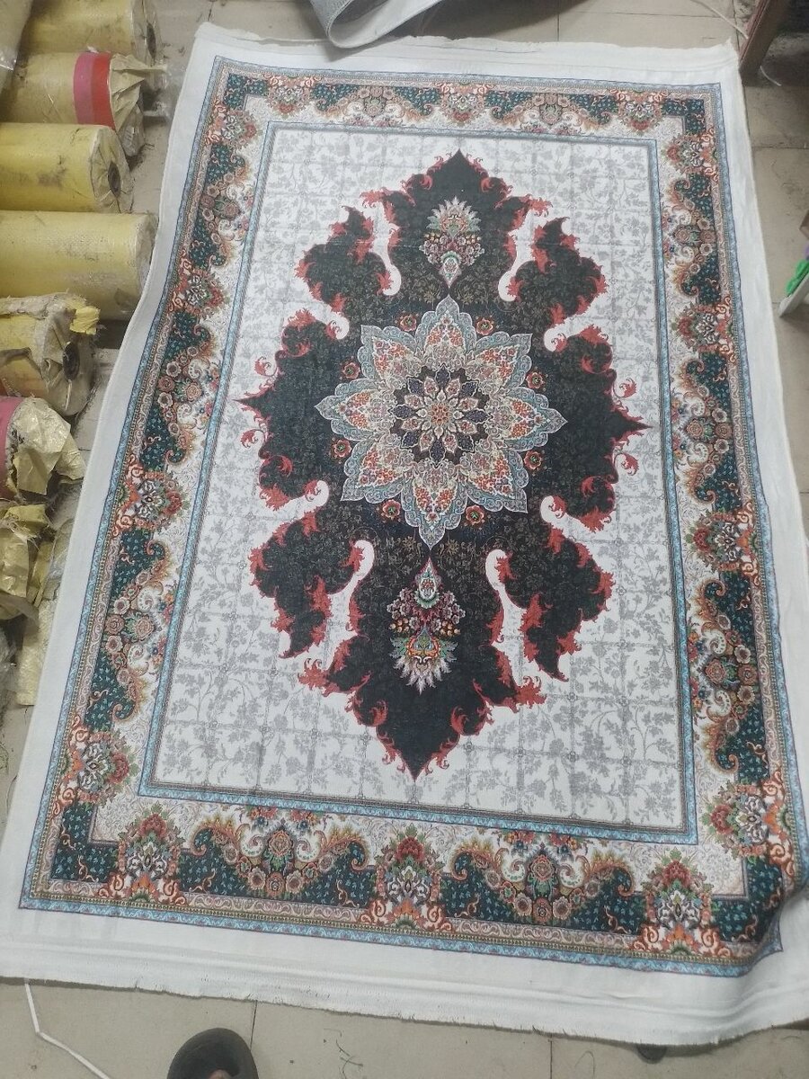 Tapis moderne en velours pour salon