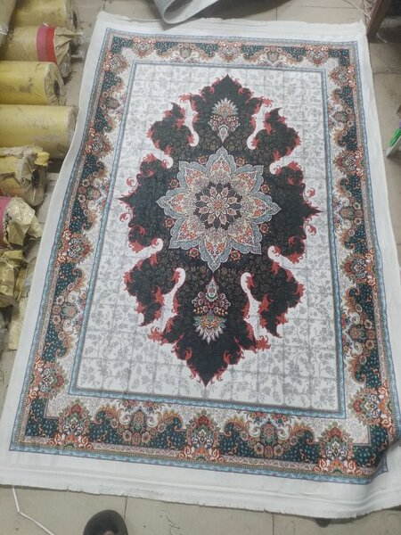 Tapis moderne en velours pour salon