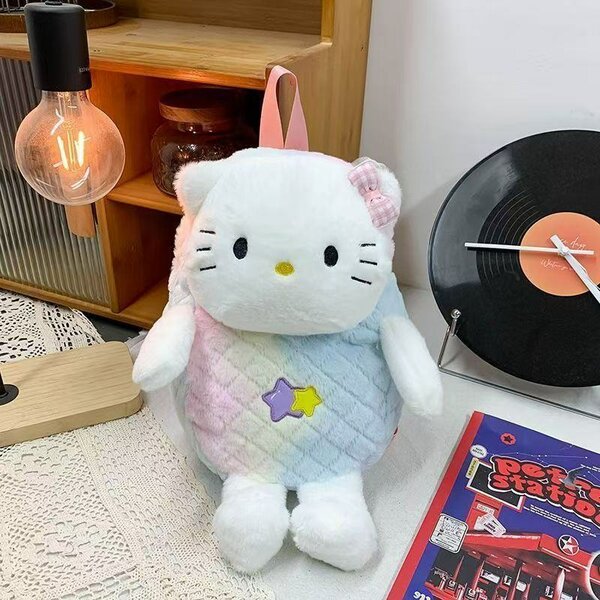 Sac à dos peluche chat mignon