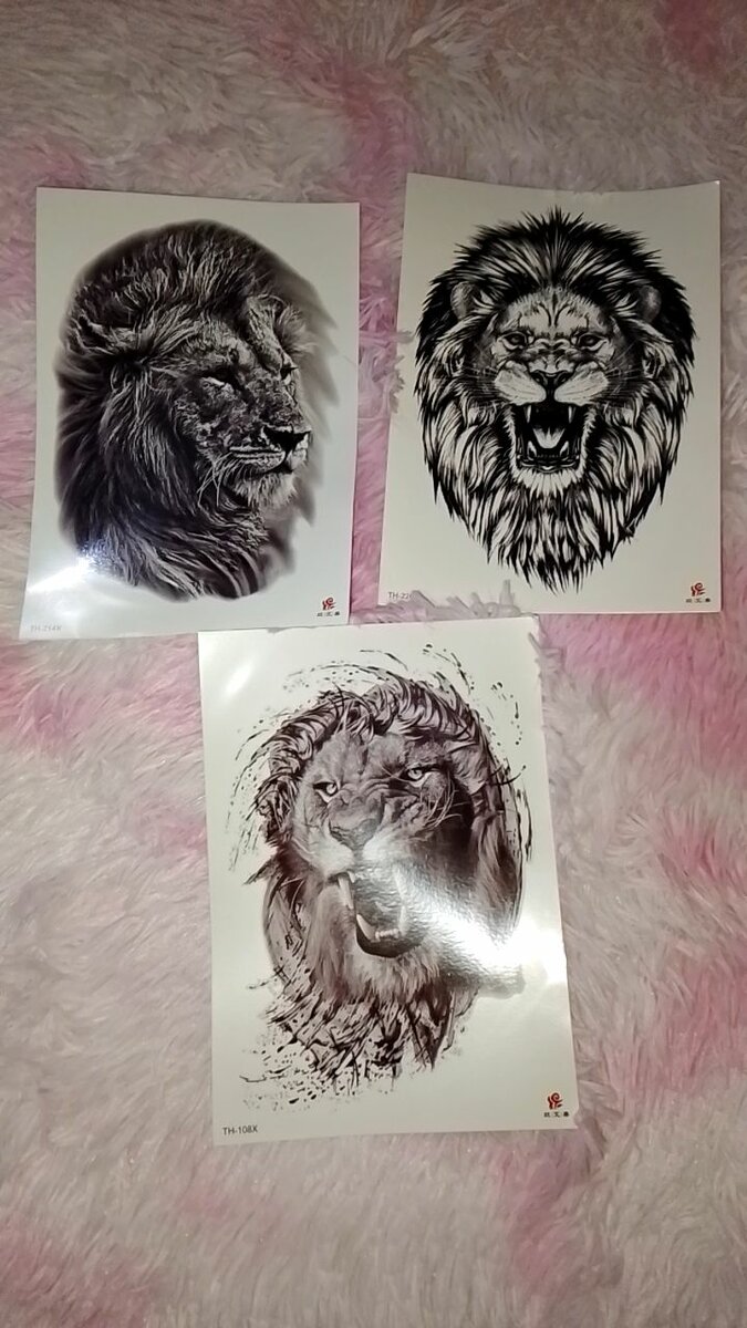 Tatouages temporaires animaux