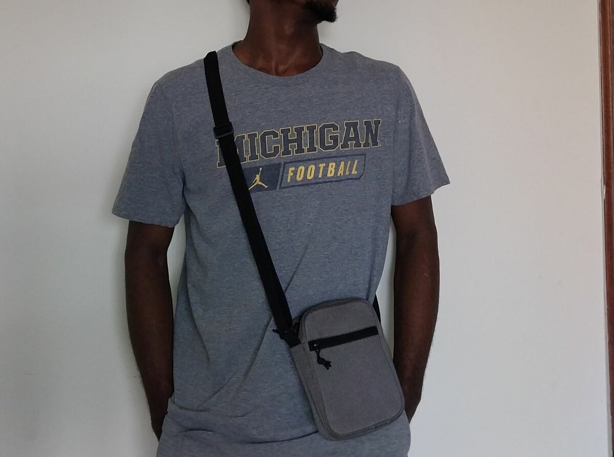 Grey michigan jordan shirt