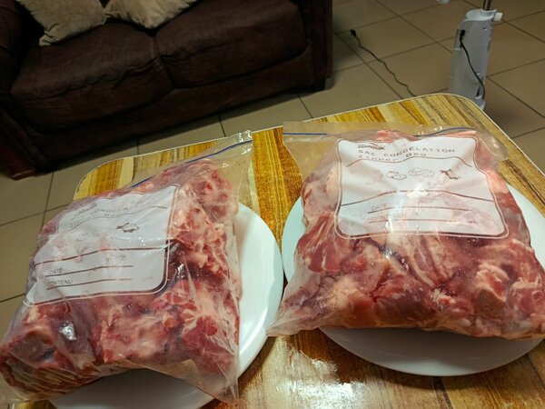 Côtelettes de porc fraîche